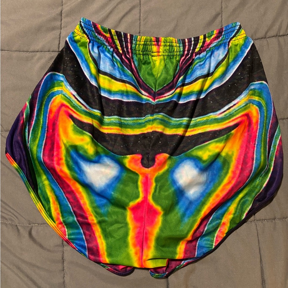THIGH HUGGERS Mulicolored Athletic Shorts - Picture 5 of 5